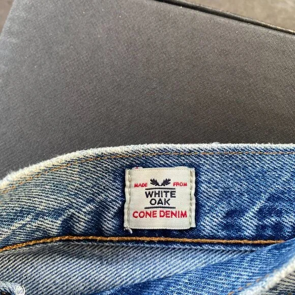 Levi's 501 S Skinny White Oak Cone Selvedge Denim Light Wash Jeans Size 27 - Picture 5 of 6